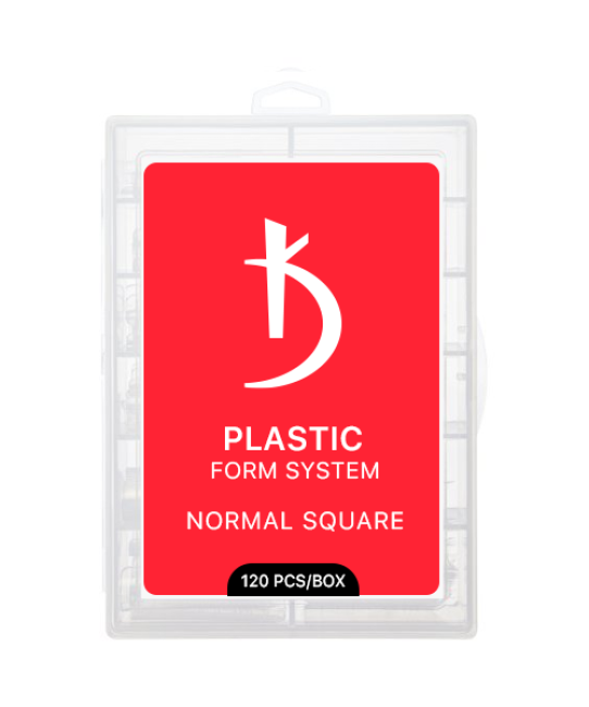 Top plastic nail forms Normal Square 120 pcs/pack